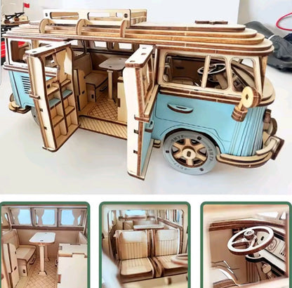 Hobbies: 3D Wooden Puzzle | The Family Adventure Van 🚐🌞